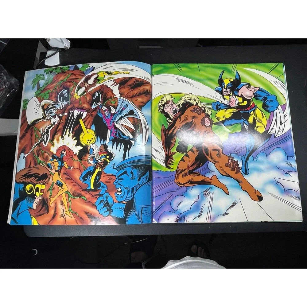 Marvel Comics X-Men Posterbook Poster Book Vintage X-Men 97 Wolverine Cyclops